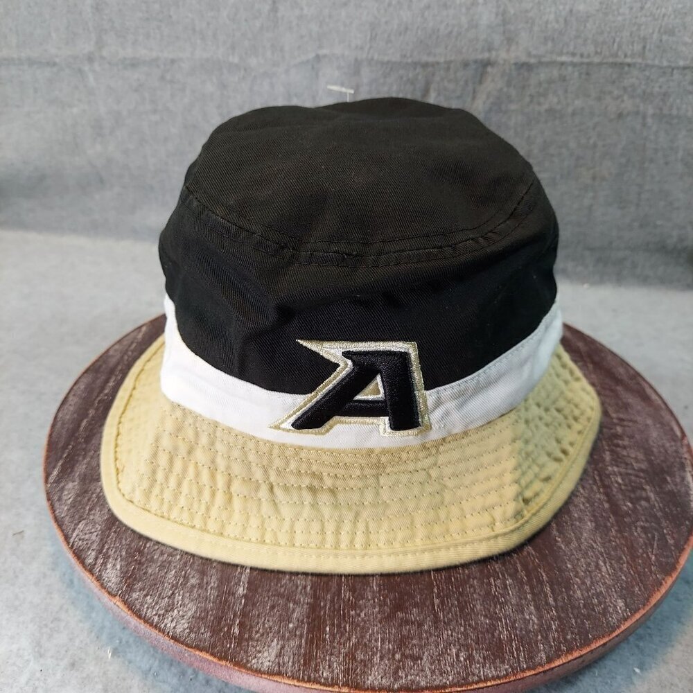 Army Black‎ & Gold Bucket Hat With Embroidered "A" Logo